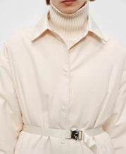 Load image into Gallery viewer, Ivory Shirt Dress Jacket
