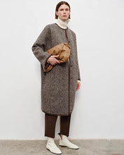 Load image into Gallery viewer, Herringbone Long Coat