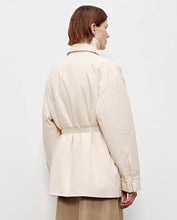 Load image into Gallery viewer, Ivory Shirt Dress Jacket