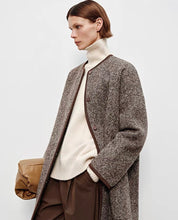 Load image into Gallery viewer, Herringbone Long Coat