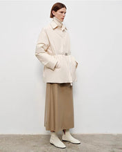 Load image into Gallery viewer, Ivory Shirt Dress Jacket