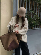 Load image into Gallery viewer, Nora Cable Knit Beige Sweater
