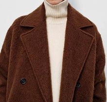 Load image into Gallery viewer, Harries Brown Boucle Overcoat
