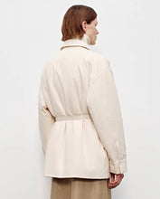 Load image into Gallery viewer, Ivory Shirt Dress Jacket
