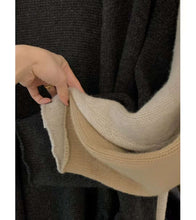 Load image into Gallery viewer, Arya Cozy Wool Long Wrap Sweater
